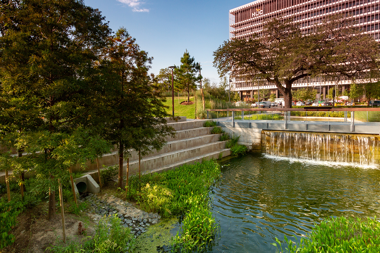 Revitalized bayou corridor
