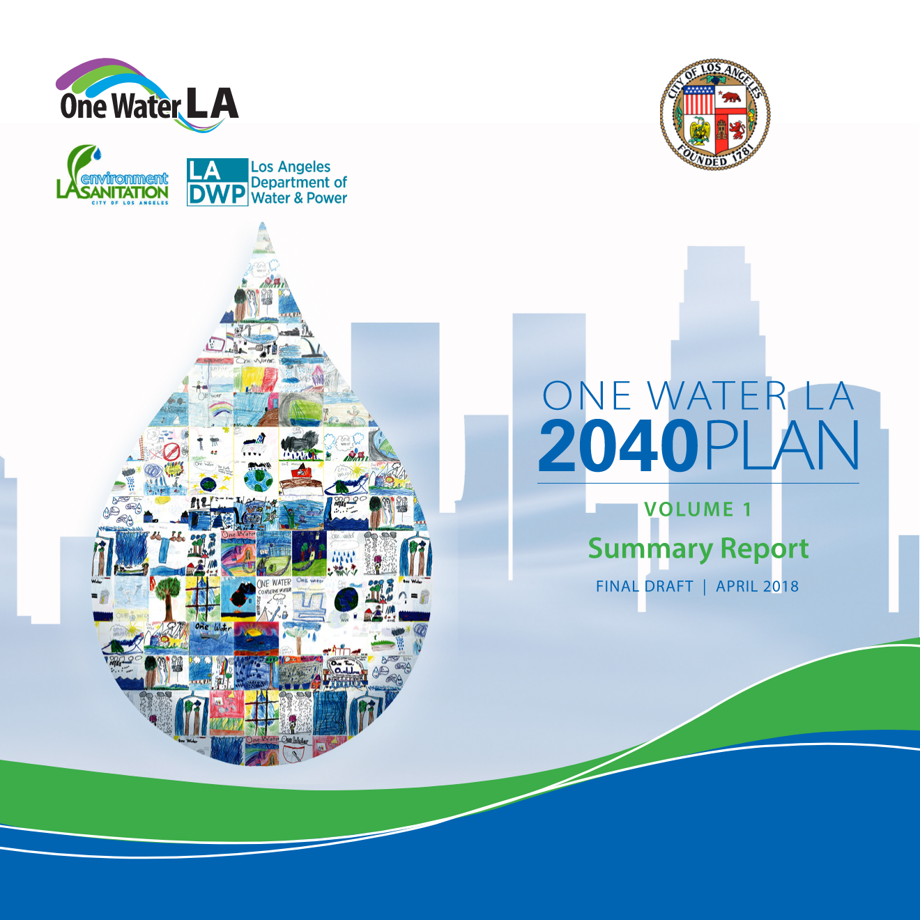 One Water LA plan cover